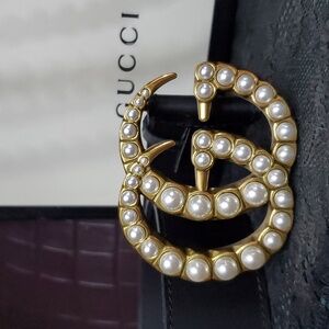 Gucci pearl belt